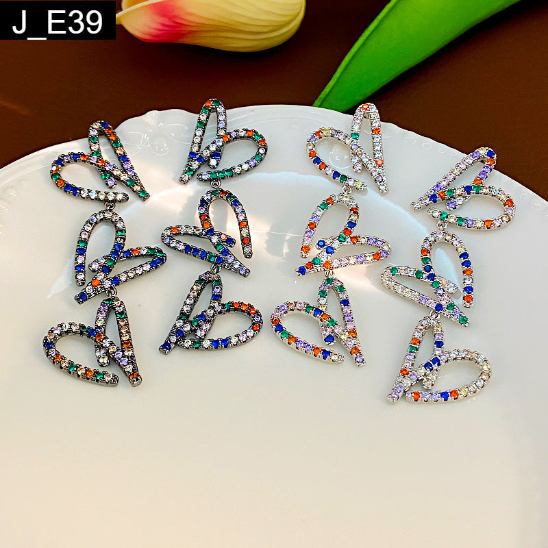 Harlequin Love Earring - E39