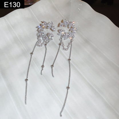 Leaf Tassel Earring - E130