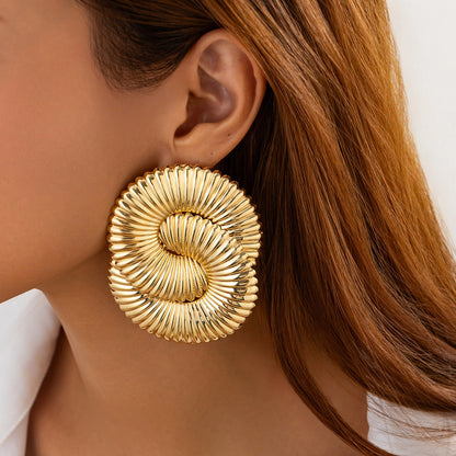 Aura Spiral Earring