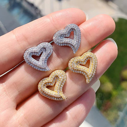 Helena Heart Studs Earring