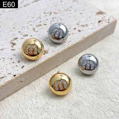 Monogram Orb Studs