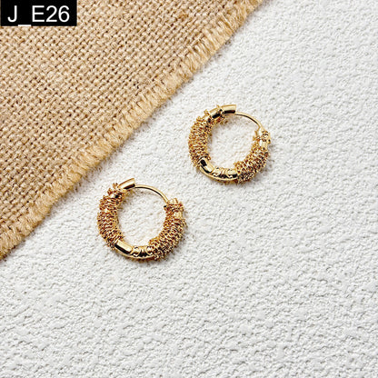 Golden Thread Earring - E26