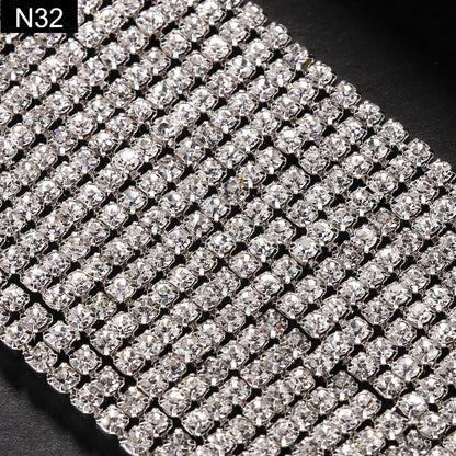 Oval Crystal Choker - N32