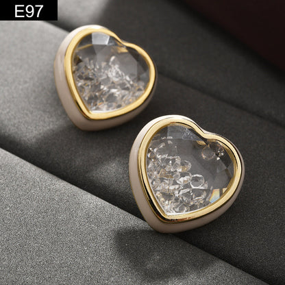 Heart Stud Earring - E97