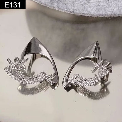 Crystal Kitty Earcuff - E131