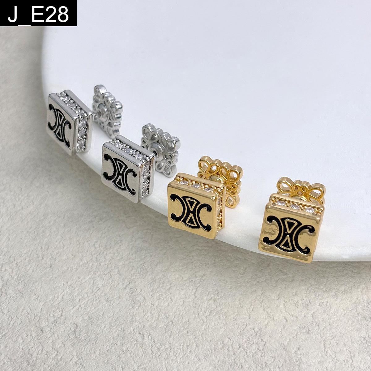 Icon Cube Studs - E28