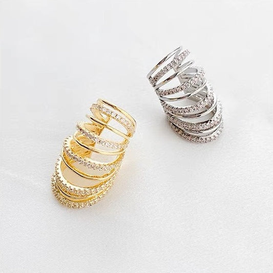 Crystal Coil Earcuff