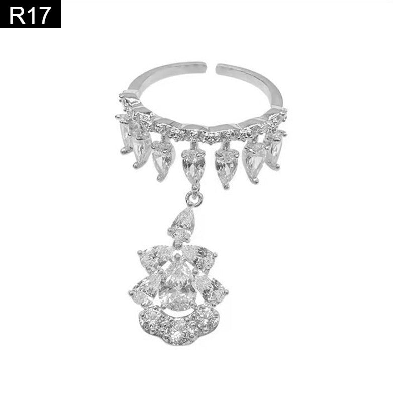Diamond Drape Ring - R17
