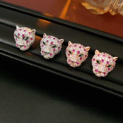 Feline Stud Earring