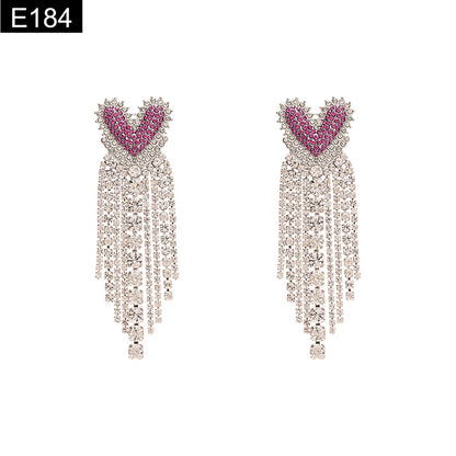 Fuchsia Dazzle Earring - E184