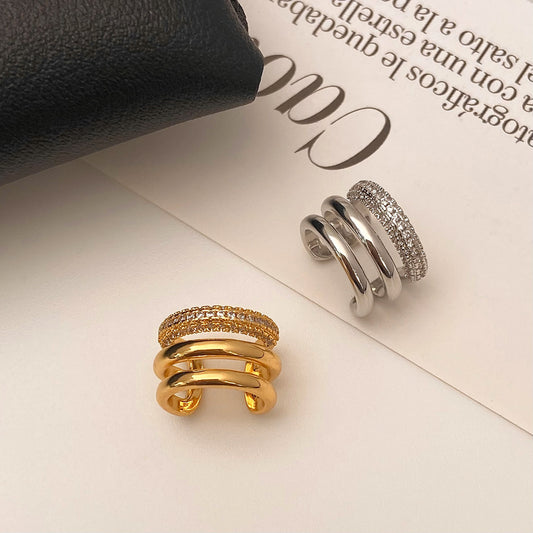 Triple Shimmer Earcuff