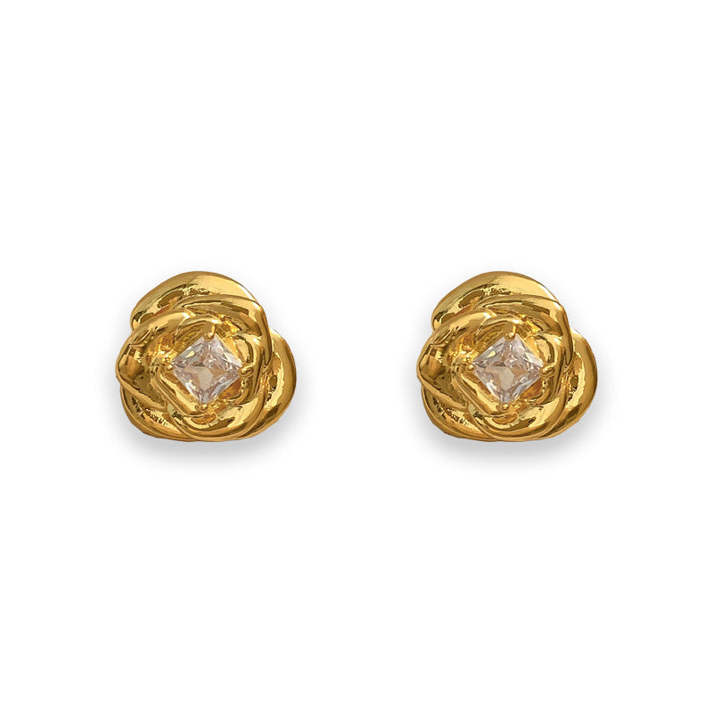 Eternal Rose Stud Earring