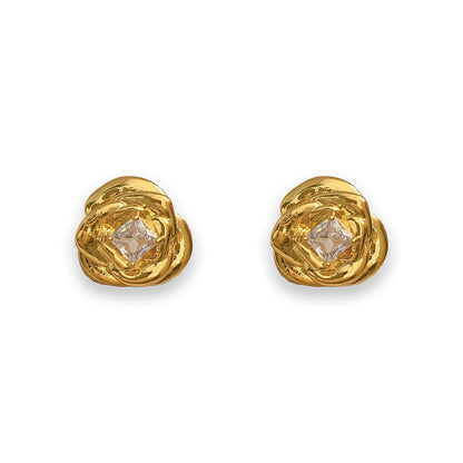 Eternal Rose Stud Earring
