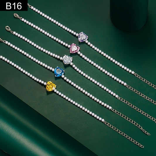 Heart Gem Bracelet - B16