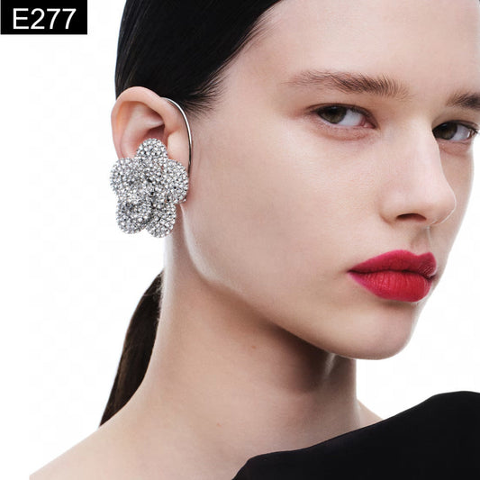 Camellia Arc Earring - E277
