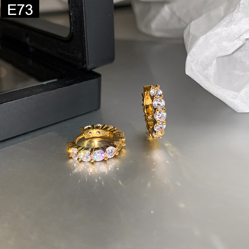 Diamond Huggies Earring