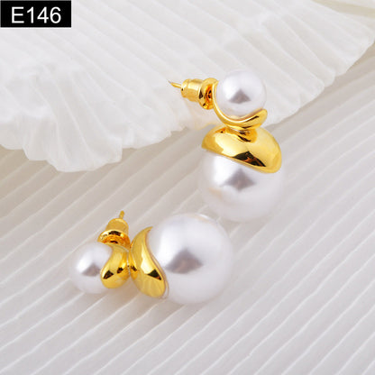 Melting Pearl Earring - E146