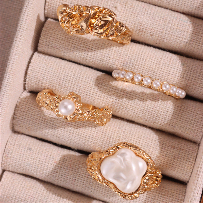 Coastal Luxe Rings - Set of 4