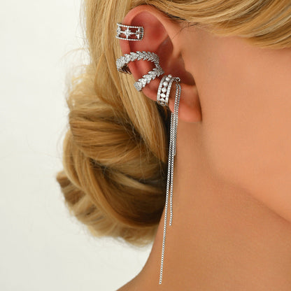 Lunar Pave Earcuffs