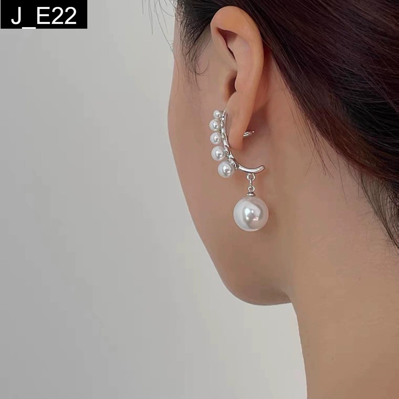 Lunar Pearl Drop Earring - E22