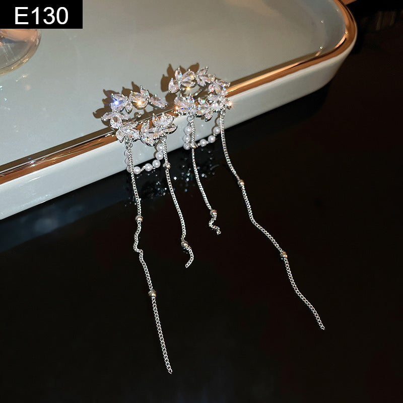 Leaf Tassel Earring - E130