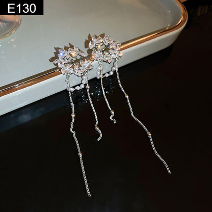 Leaf Tassel Earring - E130