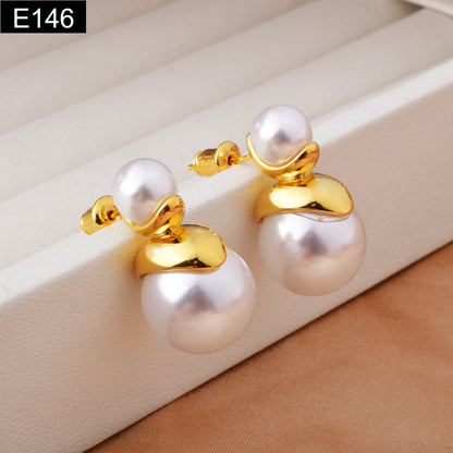 Melting Pearl Earring - E146