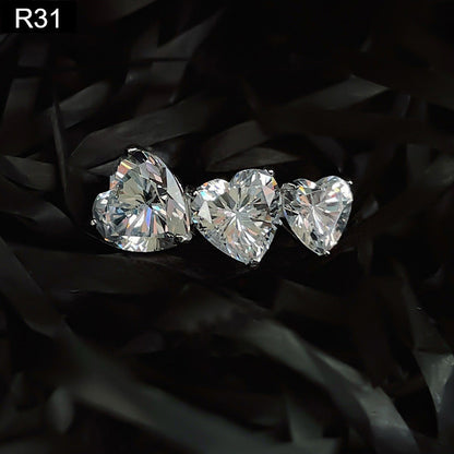 Nested Heart Ring - R31