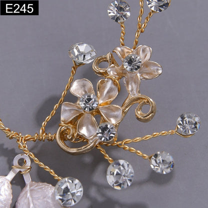 Silver Leaf Earcuff - E245