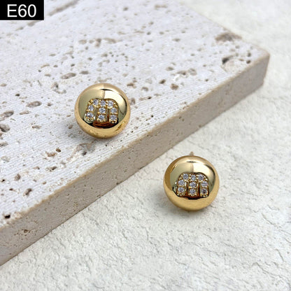 Monogram Orb Studs