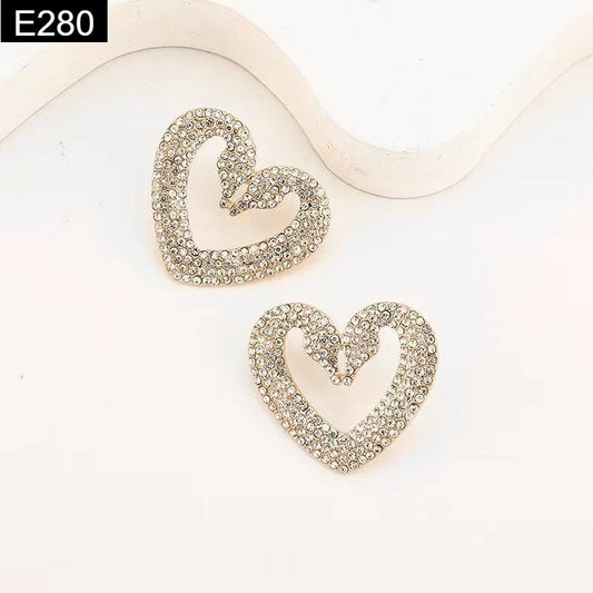 Gilded Heart Earring - E280
