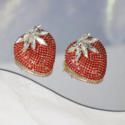 Strawberry Sparkle Earring