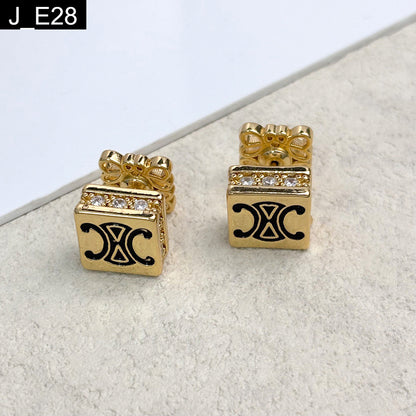 Icon Cube Studs - E28