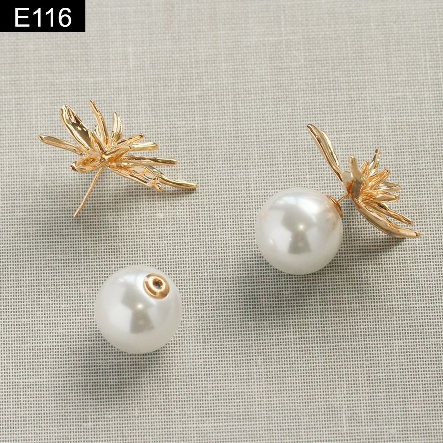 Floral Pearl Earring - E116