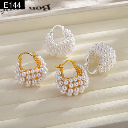 Bag of Pearl Earring - E144