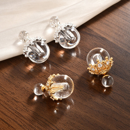 Sphere Crown Earring
