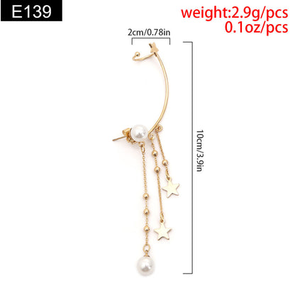 Pearl Star Earcuff - E139