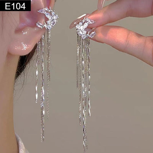 Crystal Tassel Earring - E104