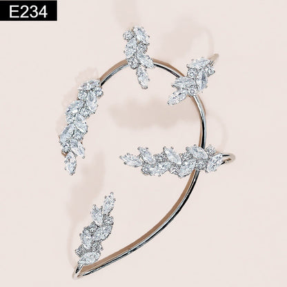Crystal Laurel Earcuff - E234