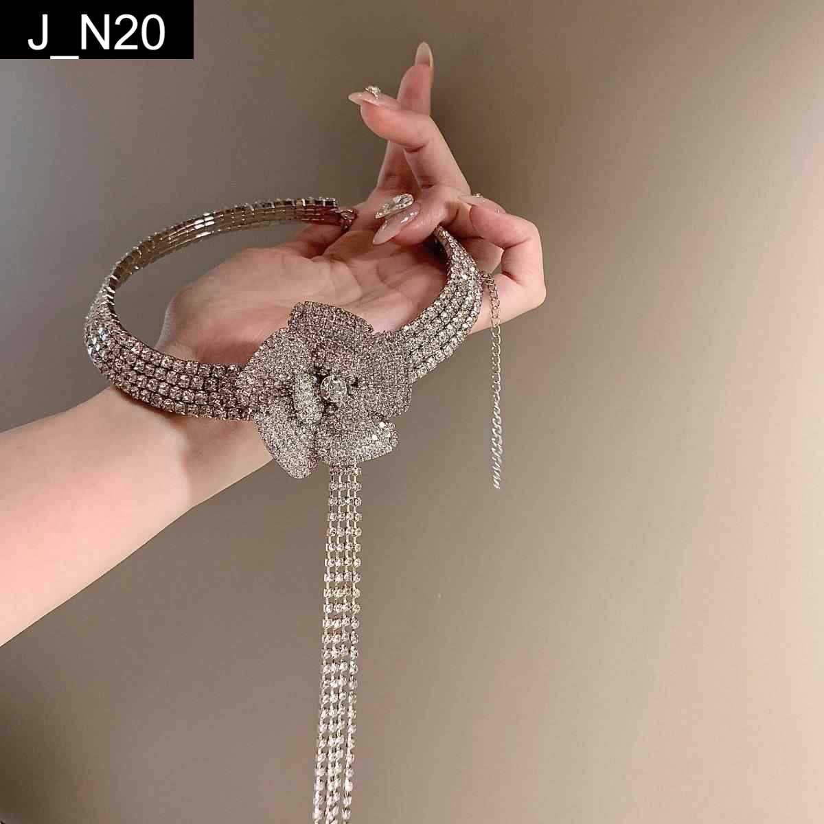 Starfall Rosette Choker - N20
