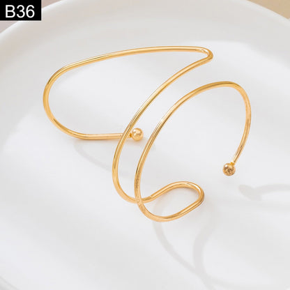 Aero Sculptural Handcuff - B36