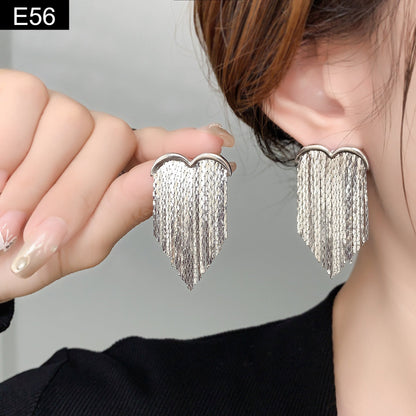 Chains of Heart Earring