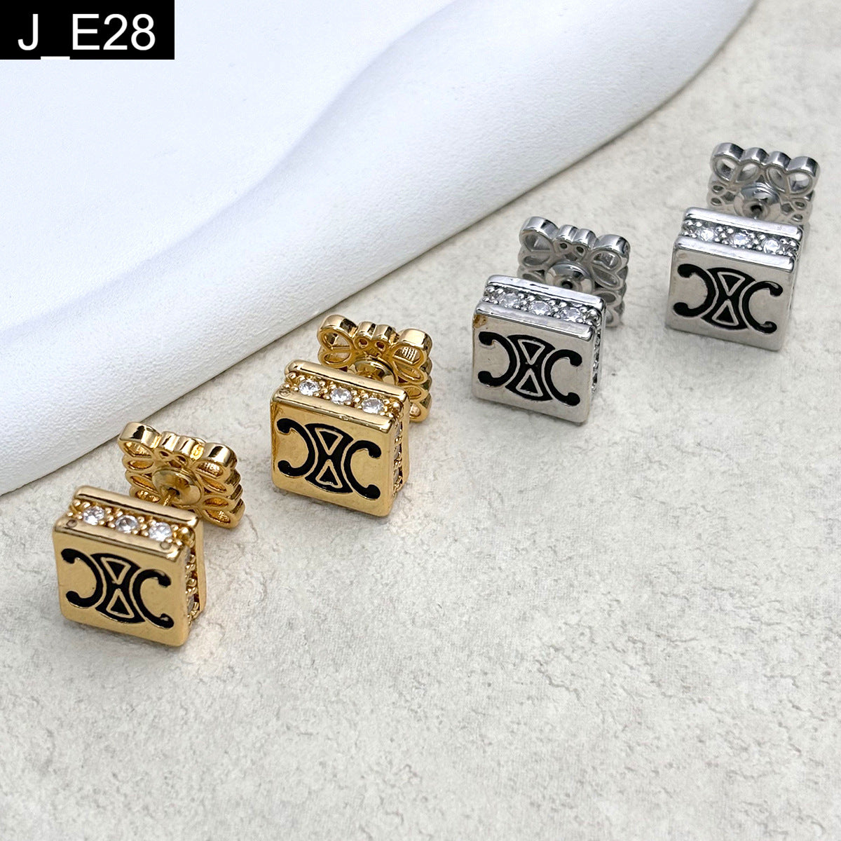 Icon Cube Studs - E28