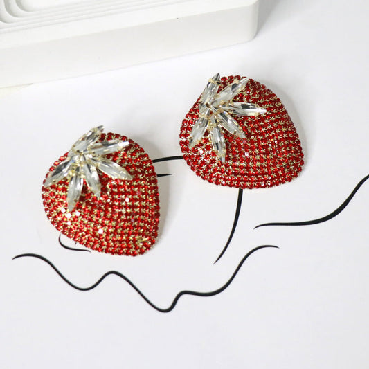 Strawberry Sparkle Earring