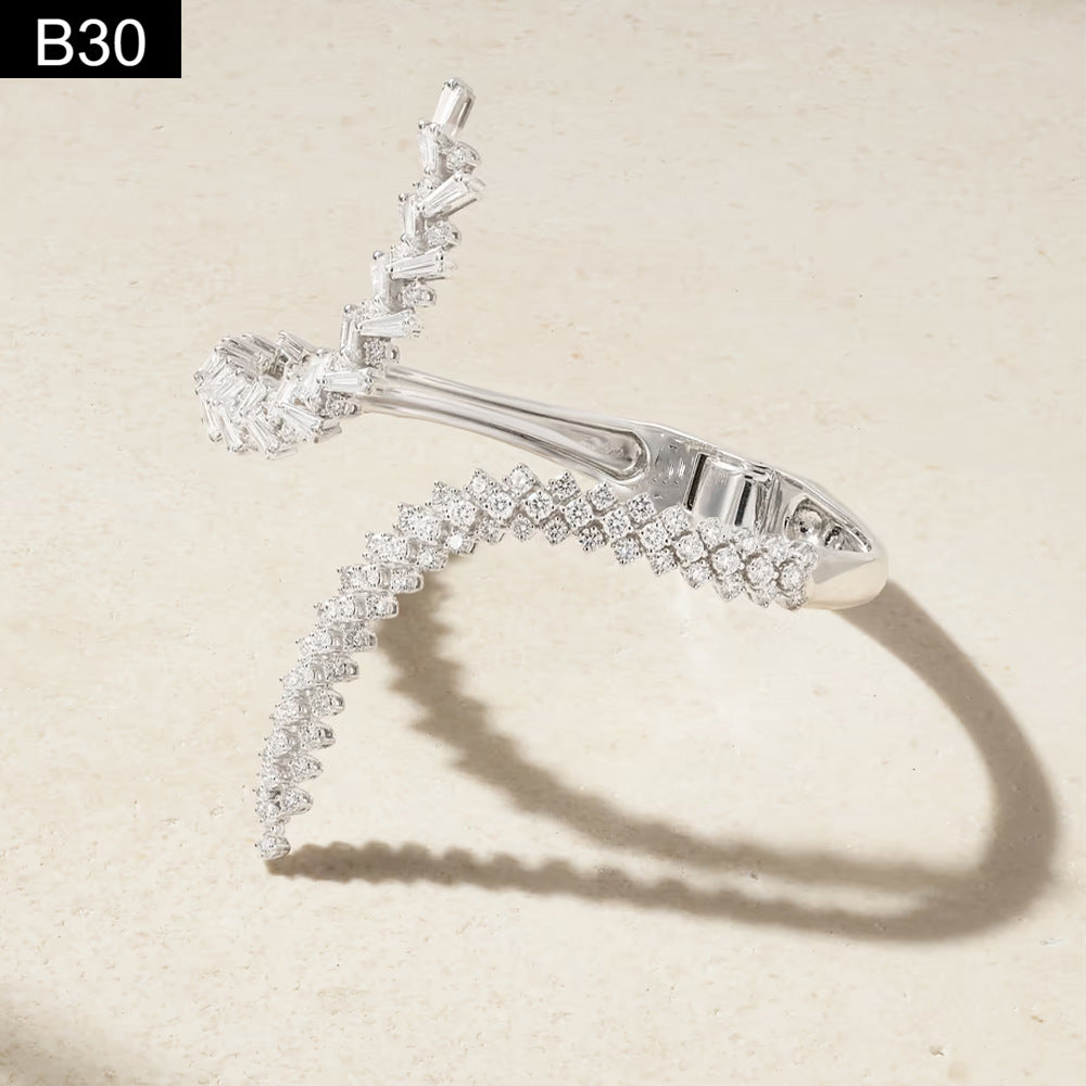 Fragmented Halo Bracelet - B30