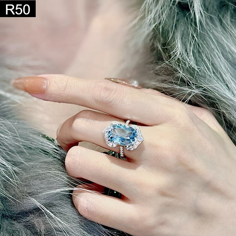Glacial Azure Ring - R50