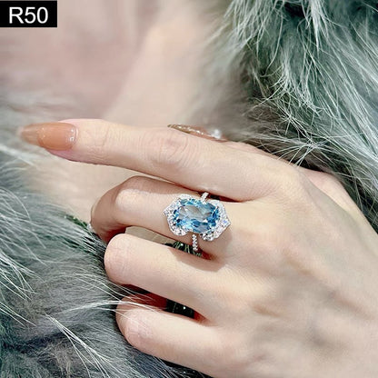Glacial Azure Ring - R50