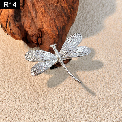 Dragonfly Textured Ring - R14