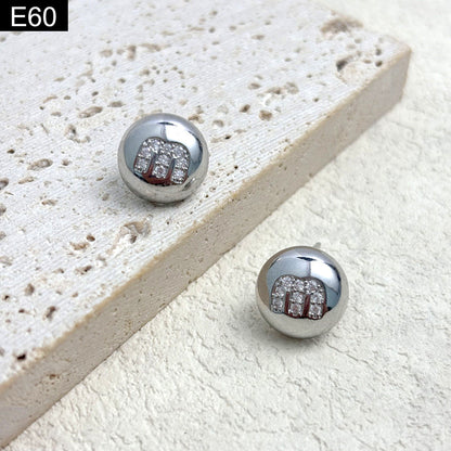 Monogram Orb Studs