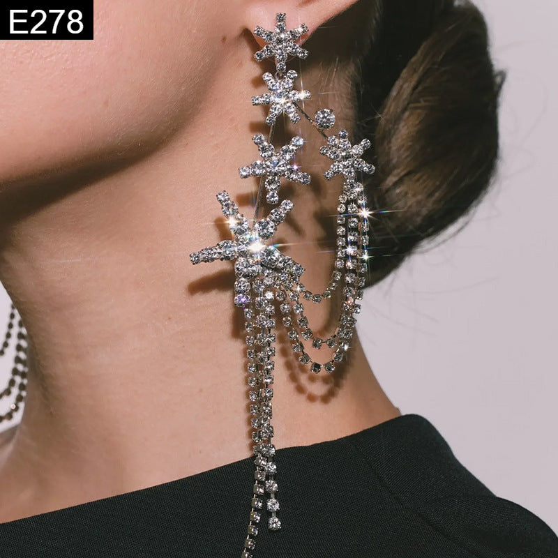 Midnight Meteor Earring - E278